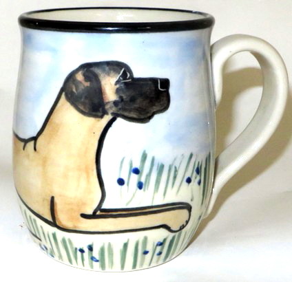 Great Dane Uncropped - Deluxe Mug - Click Image to Close